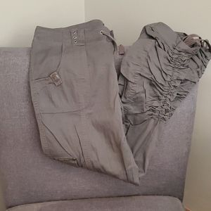 I-N-C Gray cargo pants